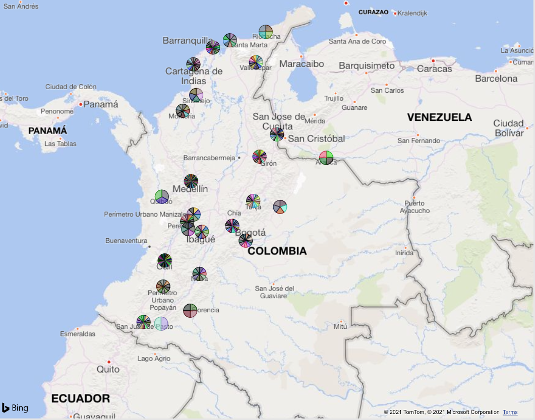 Mapa de colombia