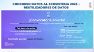 Presentación oficial del Concurso Datos al Ecosistema 2025