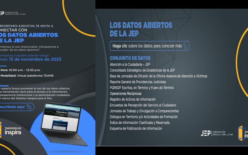 Datos Abiertos de la JEP