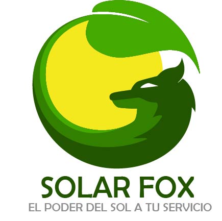 Logotipo de Solar Fox, representando una fusión moderna y estilizada de un sol y un zorro